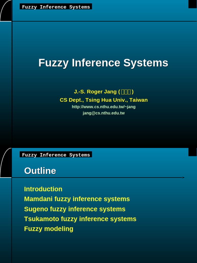 Fuzzy Inference Systems Overview | PDF | Fuzzy Logic | Mathematics