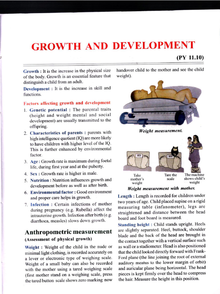 Growth & Development | PDF