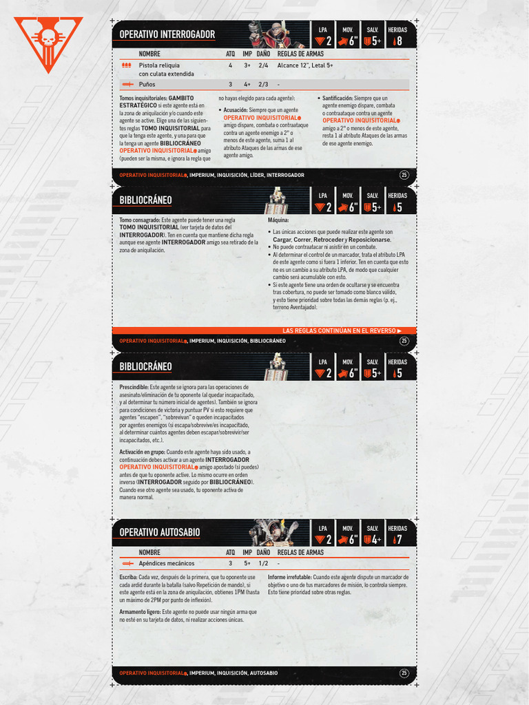 Spa 29-10 Kill Team Team Rules Inquisitorial Agents-k0s9dp7x5w ...