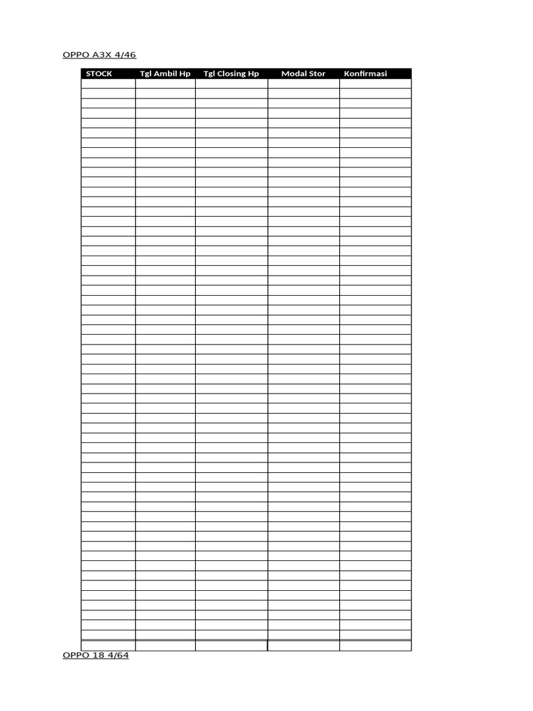 Master List Data Hp | PDF