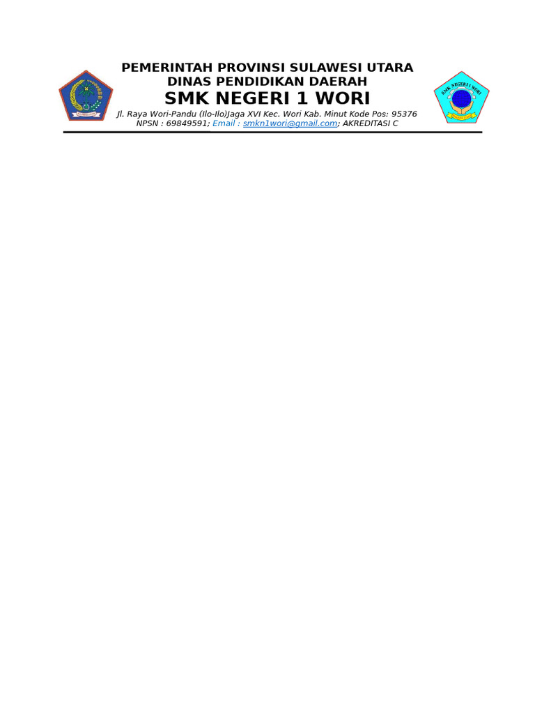 Kop Smkn 1 Wori-1 - Copy (4) | PDF