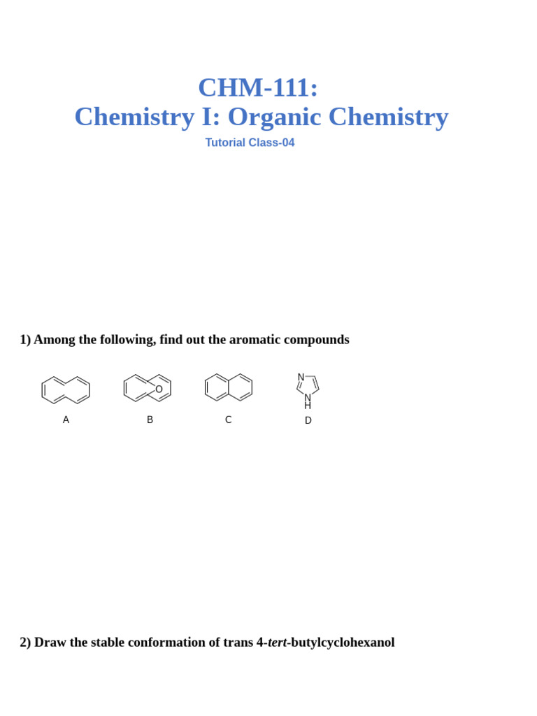 Organic Chemistry Conformation & Configurations | PDF