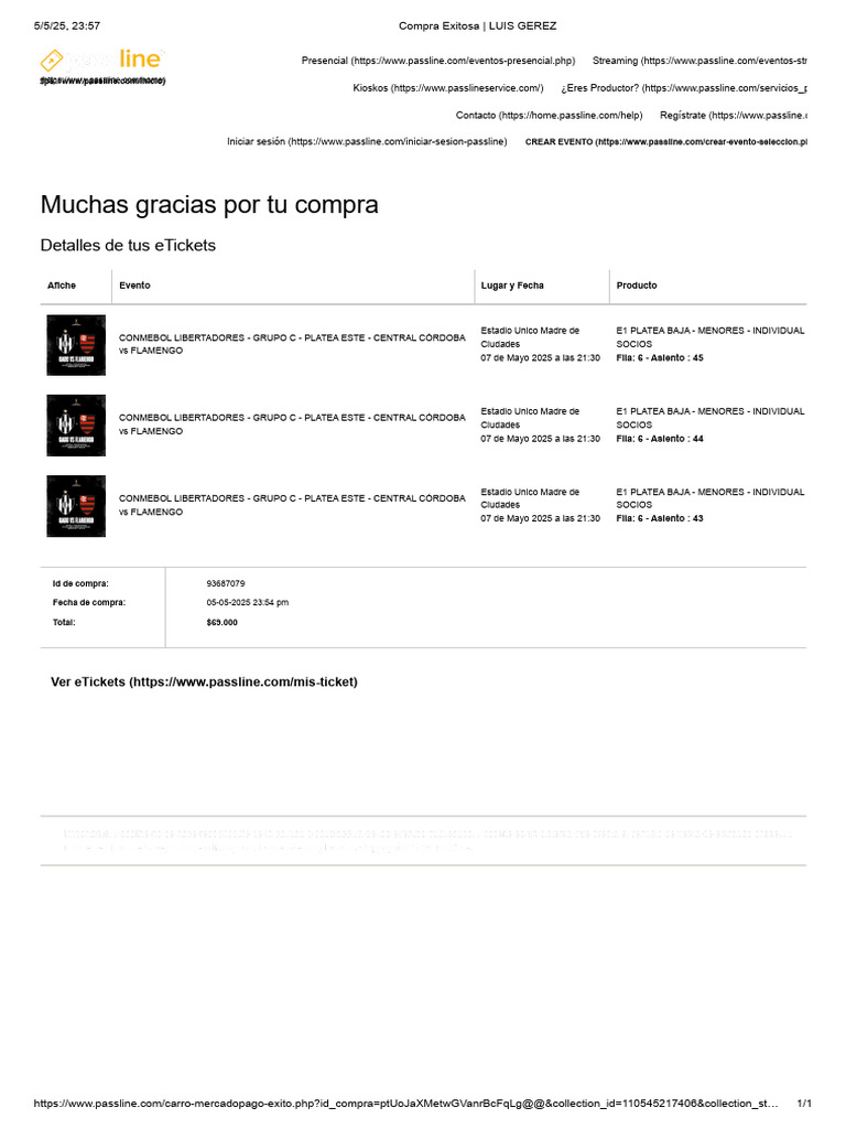 Compra Exitosa - LUIS GEREZ | PDF | Asociación de clubes de fútbol ...