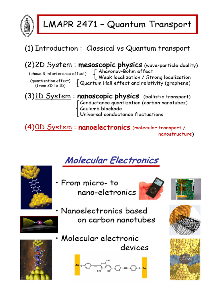 Quantum Transport 4 2021 | PDF | Carbon Nanotube | Cmos