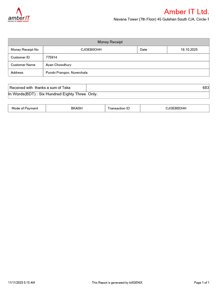 Payment Report | PDF