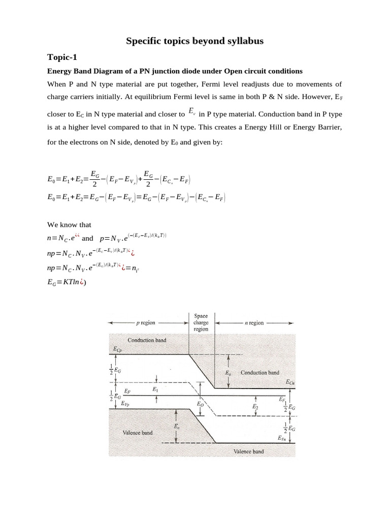 PN Junction Diode and SCR Overview | PDF | P–N Junction | Quantum ...