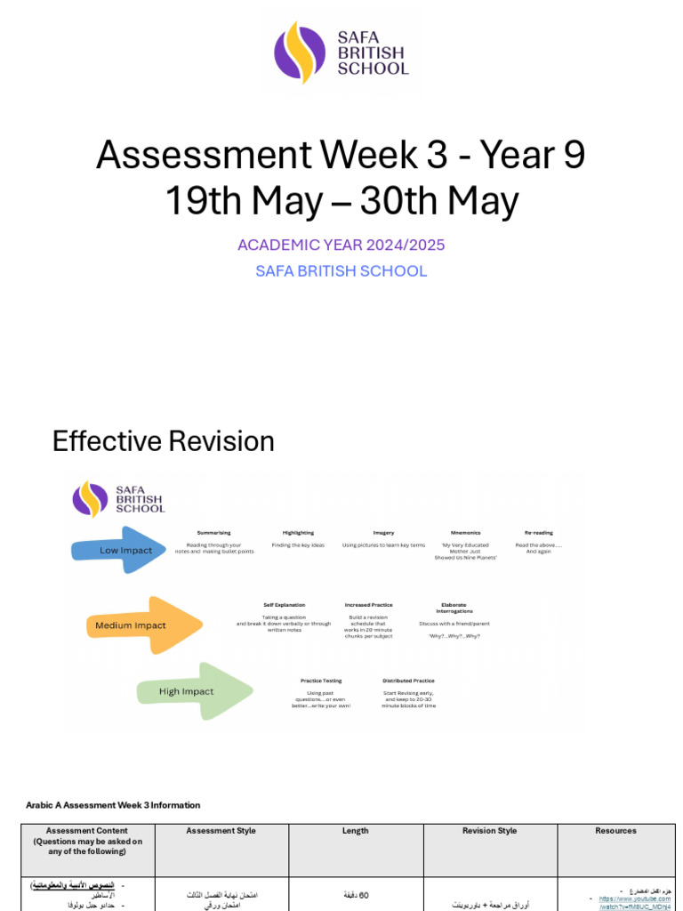 Assessment Week 3 - Year 9 | PDF | Reading Comprehension | Computer ...