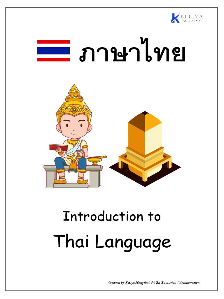 Introduction to Thai Language Basics | PDF | Thai Language | Tone ...
