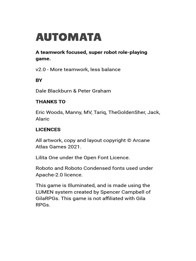 Automata v2.0 | PDF