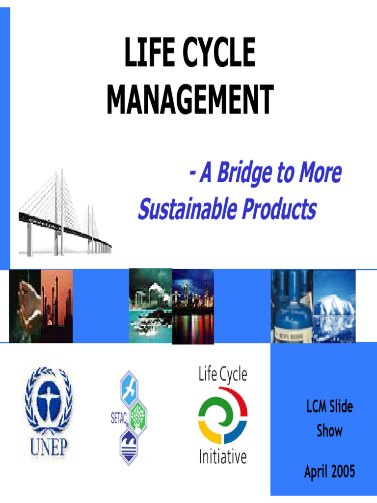 LIFE CYCLE MANAGEMENT - A Bridge To More Sustainable Products | PDF ...