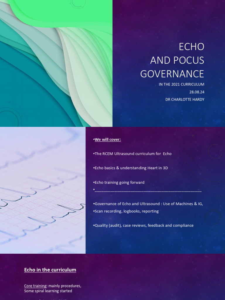 Echo and Governance For EM HSTs 2 | PDF | Heart | Clinical Medicine