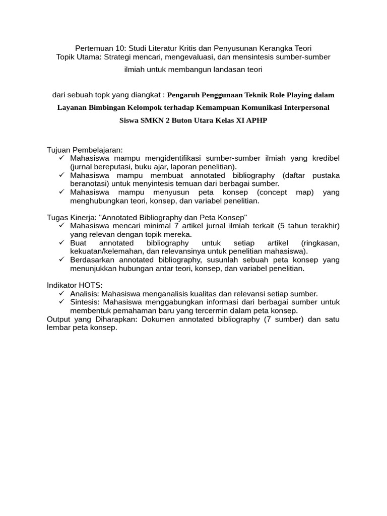 Pertemuan 10 | PDF