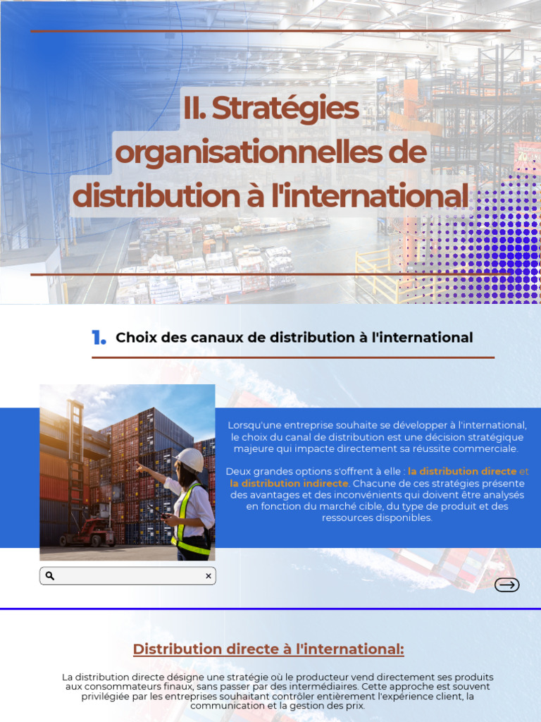 Stratégies de distribution internationale | PDF | Sodles | Business