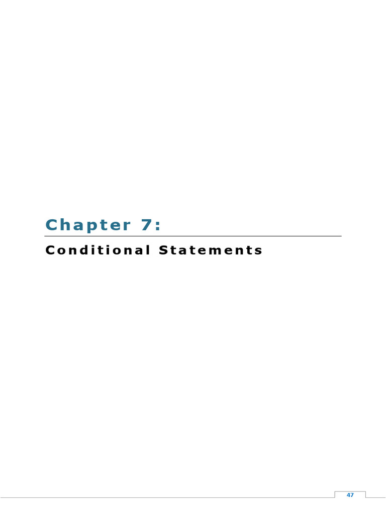 C++ Conditional Statements Explained | PDF | Boolean Data Type ...
