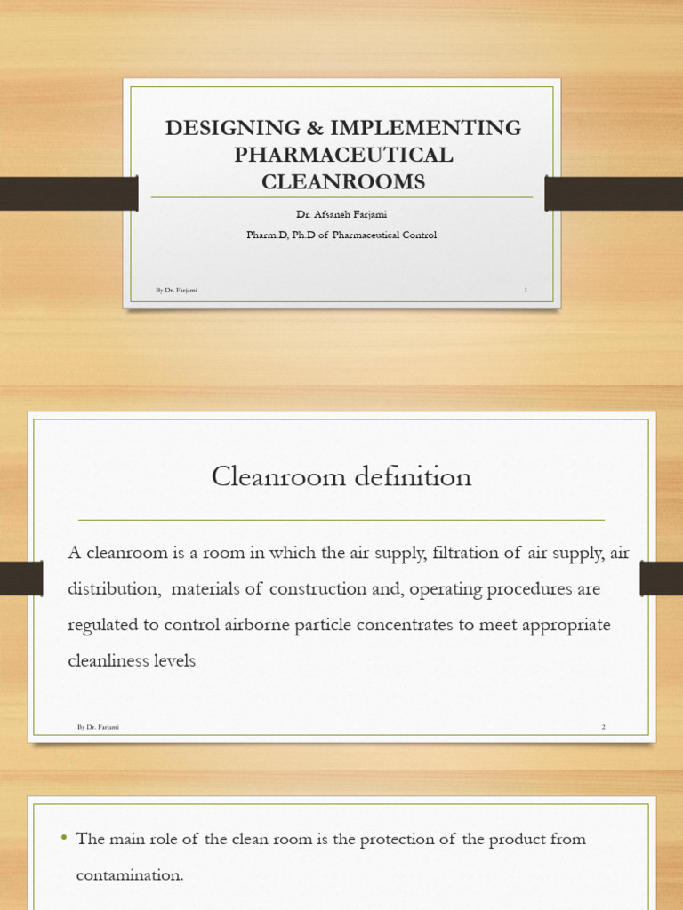 Designing Pharmaceutical Cleanrooms | PDF | Ventilation (Architecture)