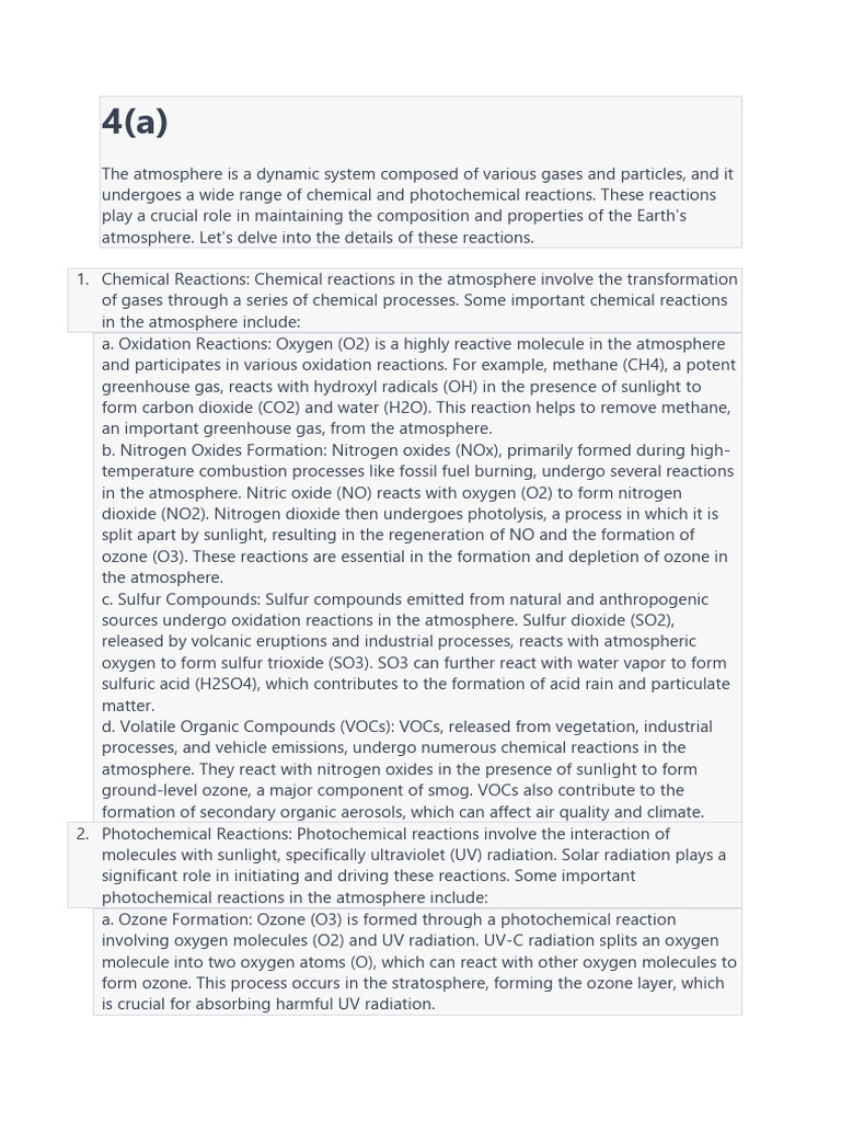 Unit 2 | PDF | Air Pollution | N Ox