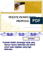 Teknik Pembuatan Proposal