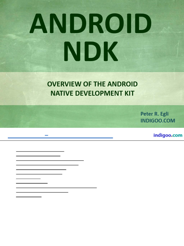 Overview of Android NDK Features | PDF | Library (Computing) | Java ...