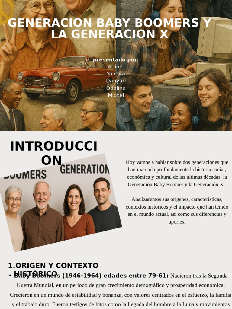 Baby Boomers vs Generación X: Impacto y Retos | PDF | Baby Boomers ...