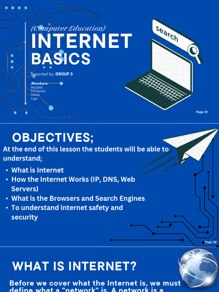 Internet Basics: Safety & Functionality | PDF | Computer Network ...