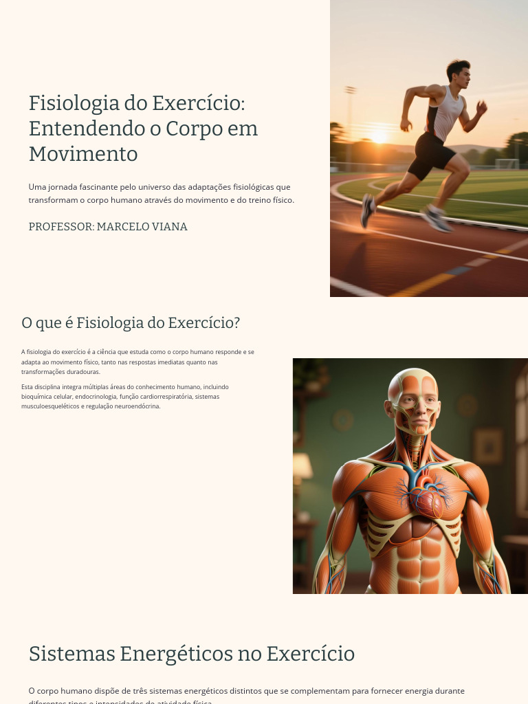 Fisiologia do Exercício: Adaptações e Benefícios | PDF | Corpo humano ...