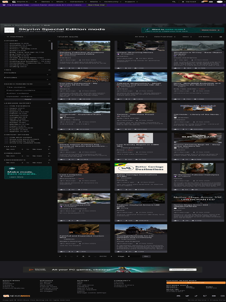 Skyrim Special Edition Mod Collection | PDF