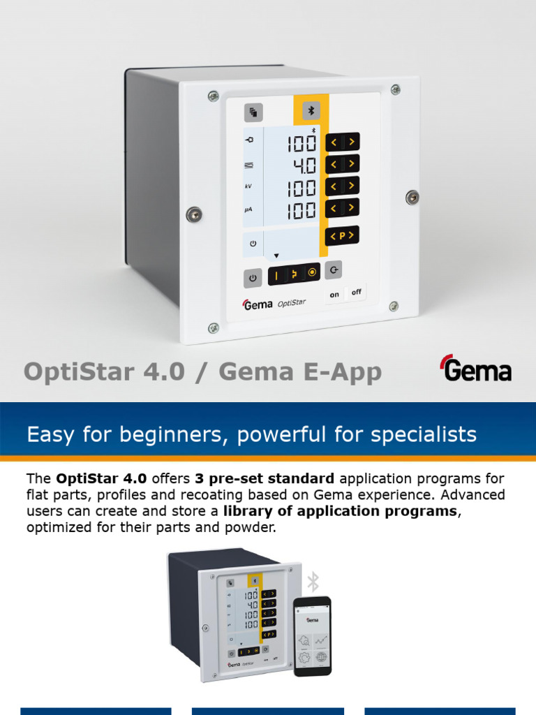OptiStar 4.0: Advanced Powder Coating Control | PDF | Computing