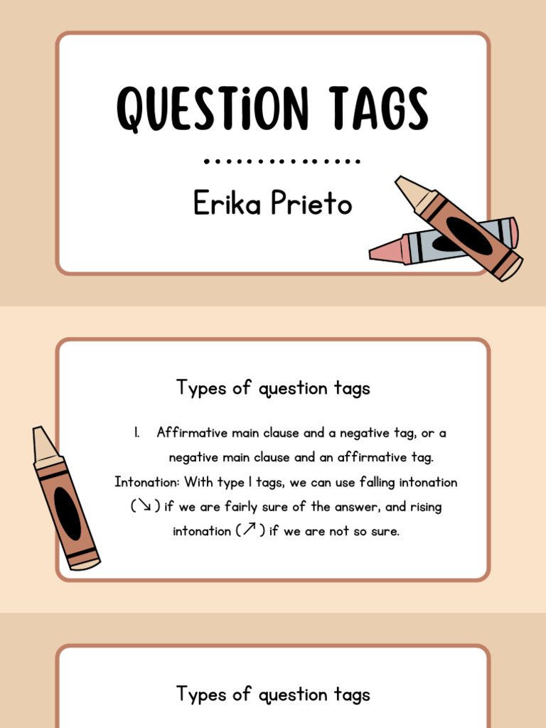 Understanding Question Tags and Intonation | PDF