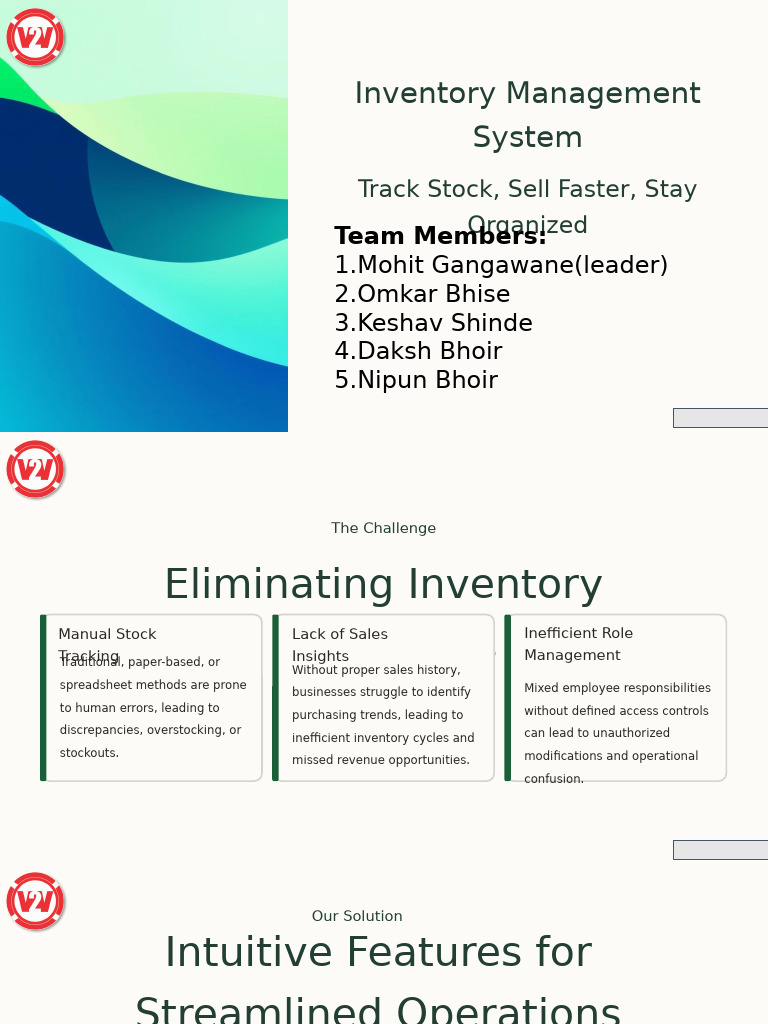 Streamlined Inventory Management System | PDF | Inventory | Computing