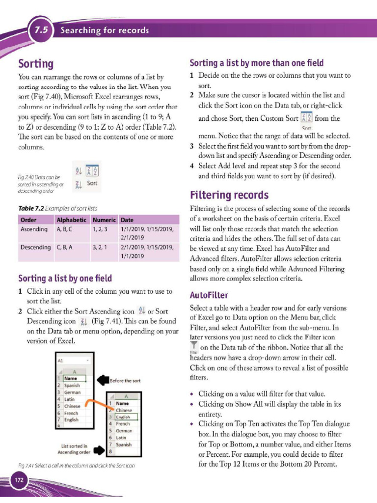 Notes On Advanced Filtering and Graphs in Excel | PDF
