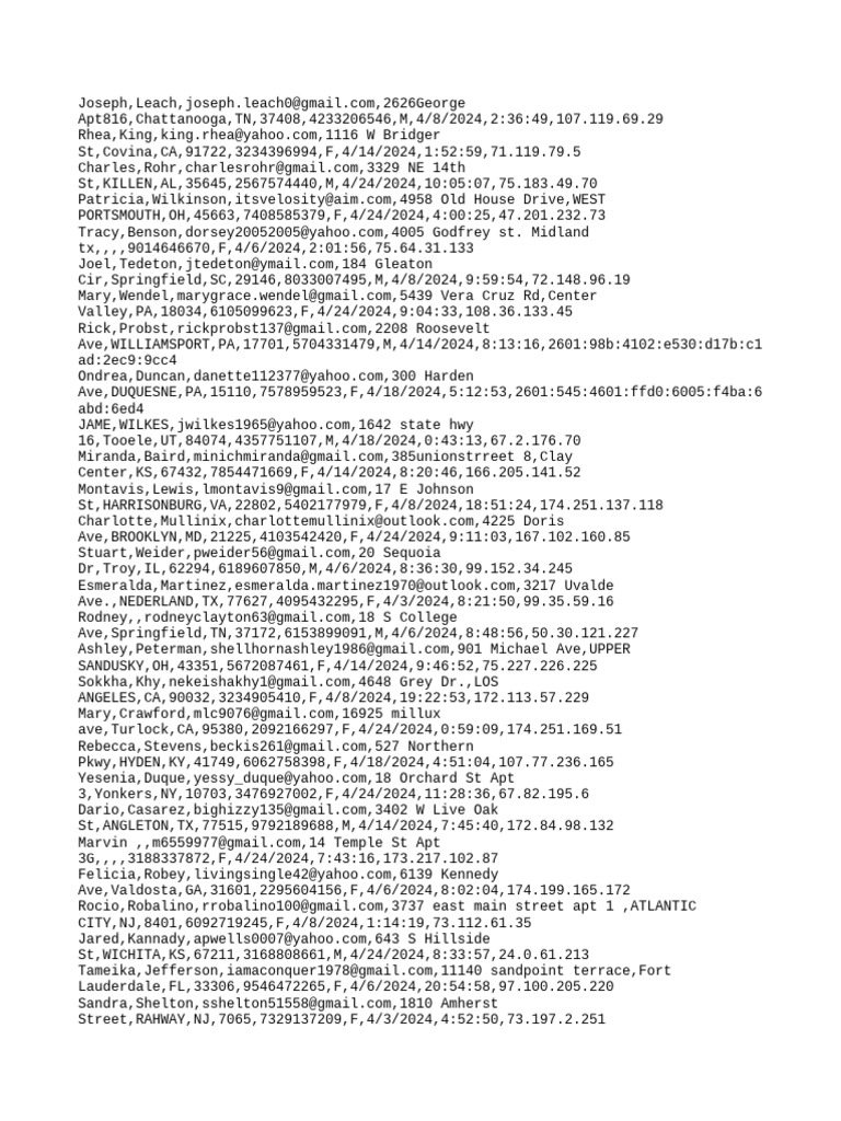 User Data Collection Report | PDF