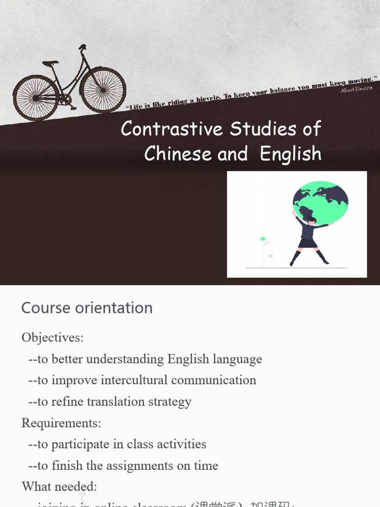 Chinese-English Contrastive Studies Guide | PDF | Chinese Language ...