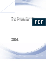 Manual Del Usuario Del Sistema Basico de IBM SPSS Statistics 20