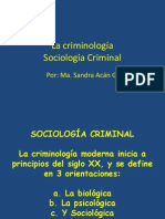 Criminologia Sociologica Curso Criminologia