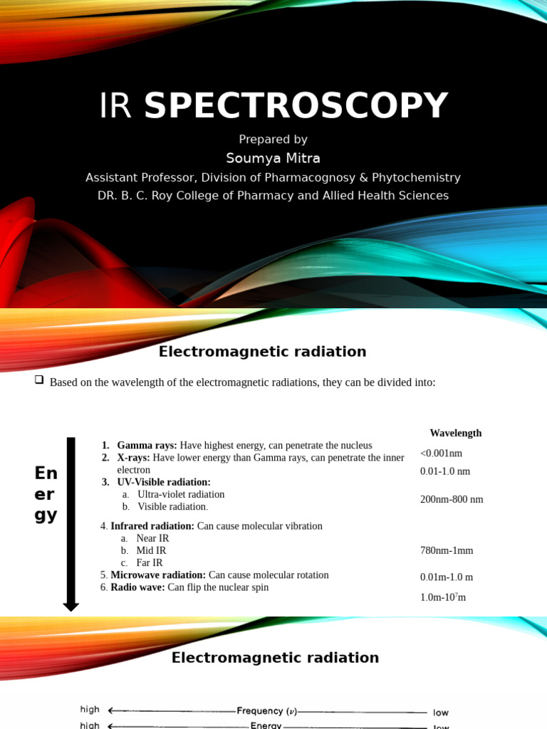 Fundamentals of IR Spectroscopy | PDF | Gamma Ray | Electromagnetic ...