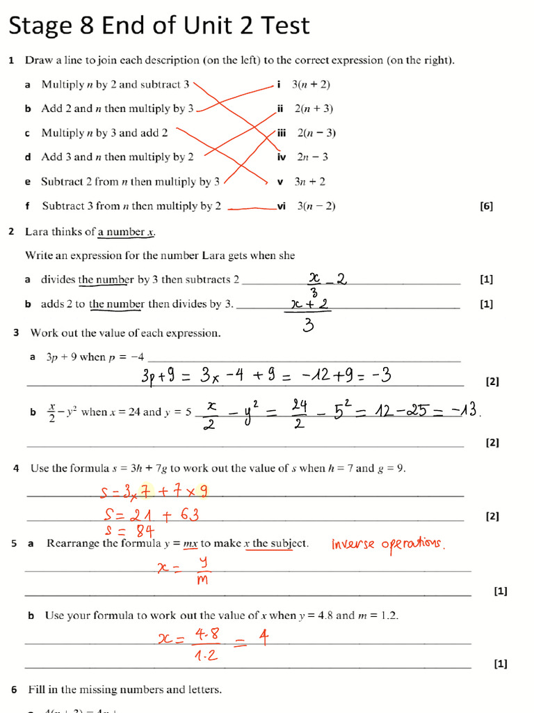 Unit Test 2 | PDF