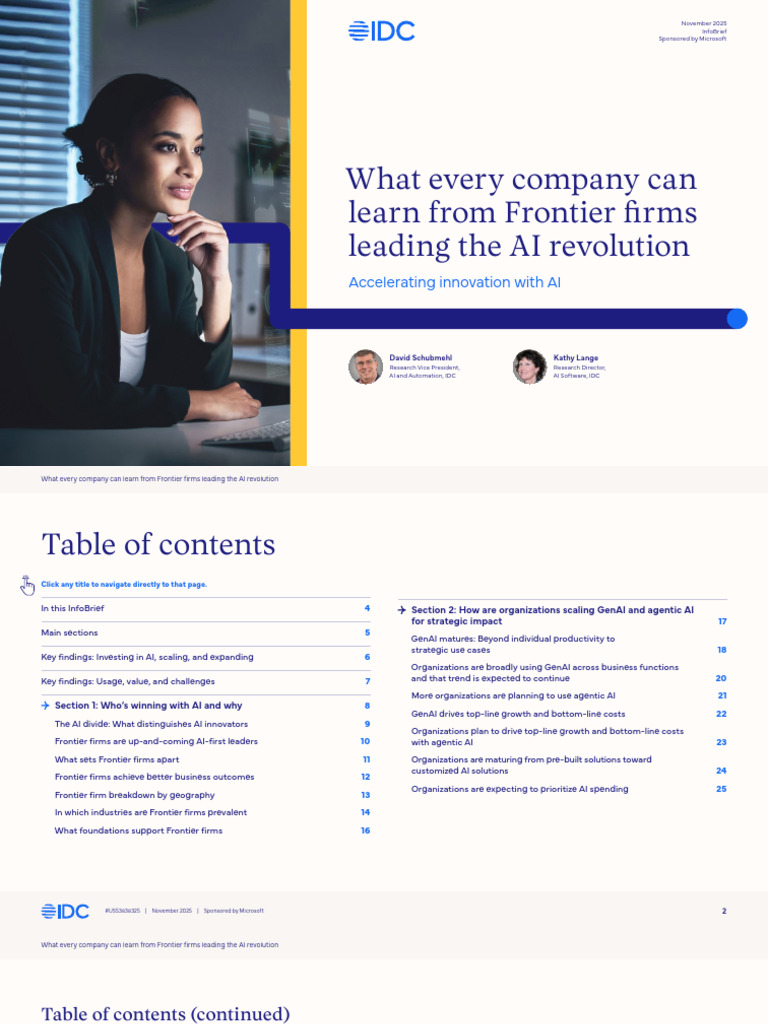 Lessons from Frontier Firms in AI | PDF | Artificial Intelligence ...