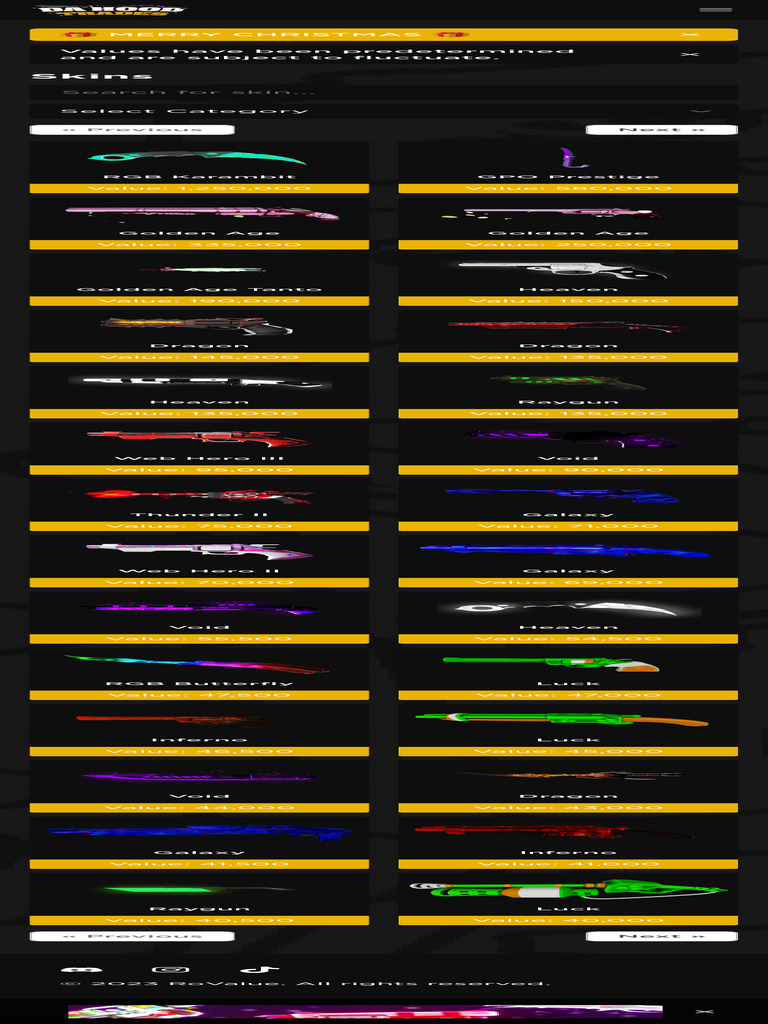 Skin Values and Categories Overview | PDF