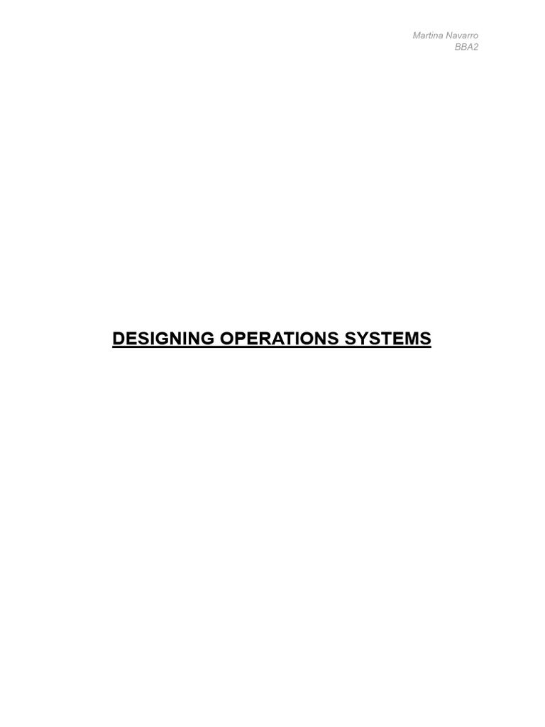 Operations Management Overview and Strategy | PDF | Outsourcing | 3 D ...