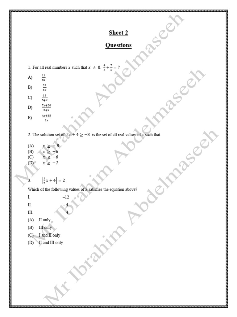 Algebra and Expression Simplification Quiz | PDF | Chess | Chess Theory