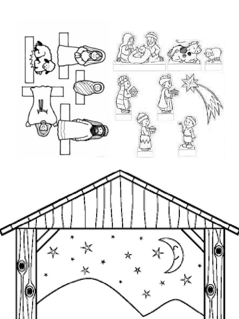 Creche À Découper | PDF