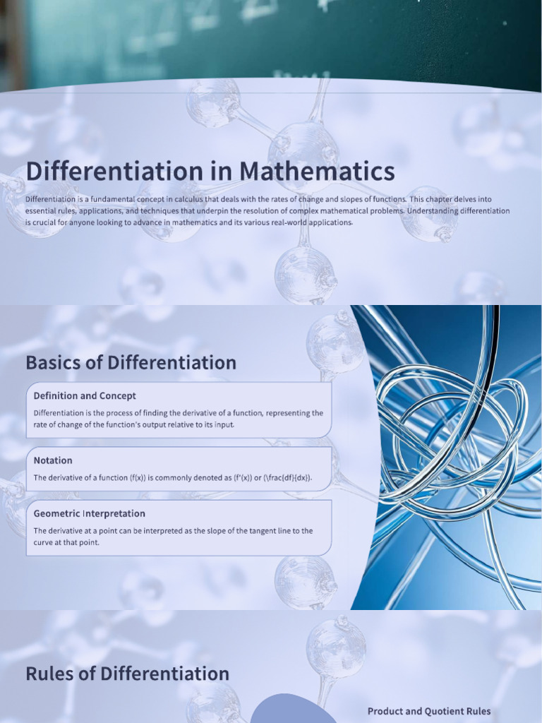 Understanding Differentiation in Calculus | PDF | Derivative | Function ...