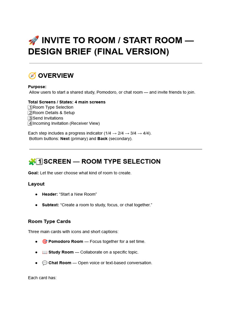 Create and Invite to Study Rooms | PDF | Computing | Software