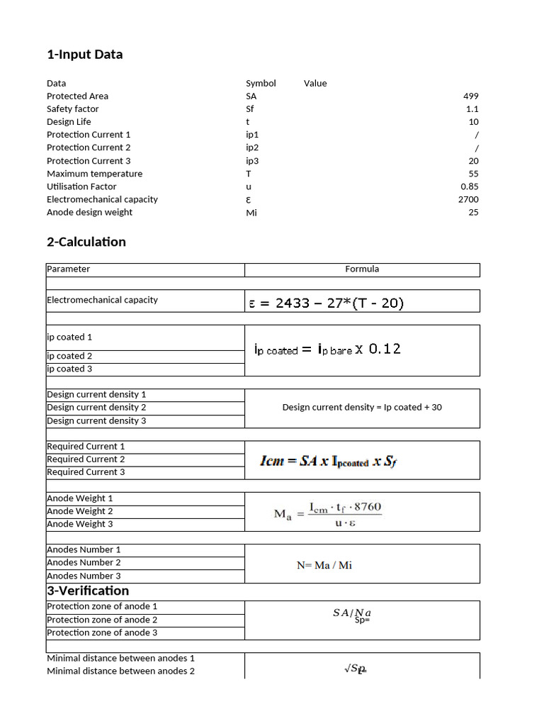 Cathodic Protection Calculation Guide | PDF