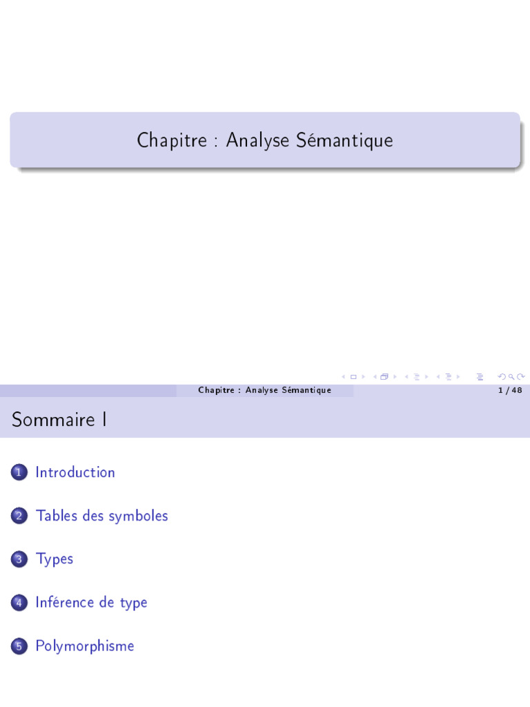 Guide sur l'Analyse Sémantique en Programmation | PDF | Variable ...