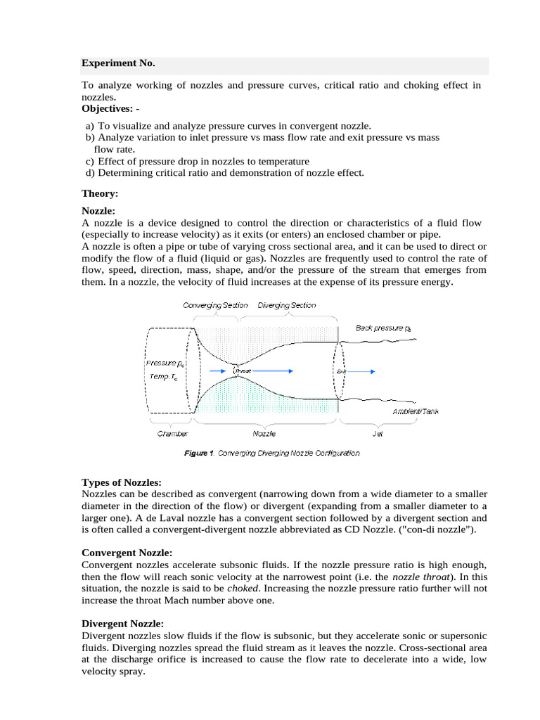Nozzle | PDF | Nozzle | Dynamics (Mechanics)
