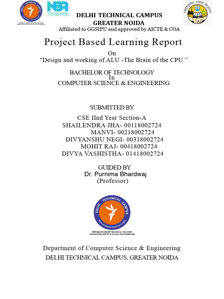 DLCD Project Report | PDF | Central Processing Unit | Hardware ...
