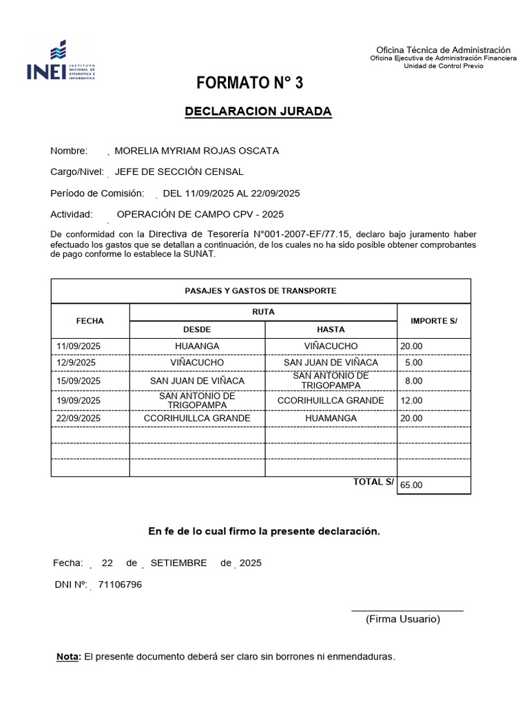 Formato #3 | PDF