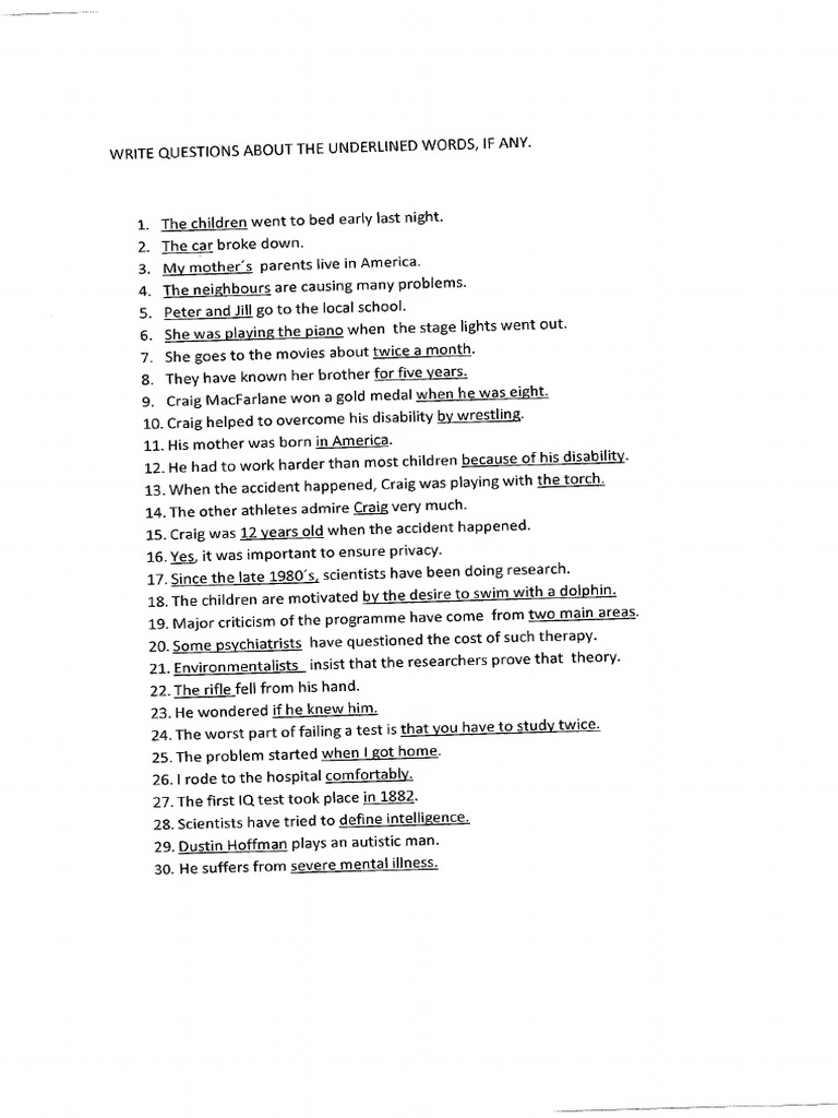 Questions II | PDF