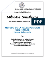 72597430 Falsa Posicion Con Matlab